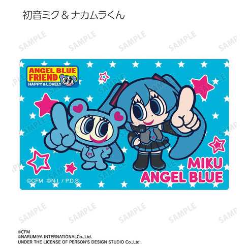『初音ミク』ANGEL BLUEコラボ 描き起こし トレーディングカードステッカー(単位/BOX)