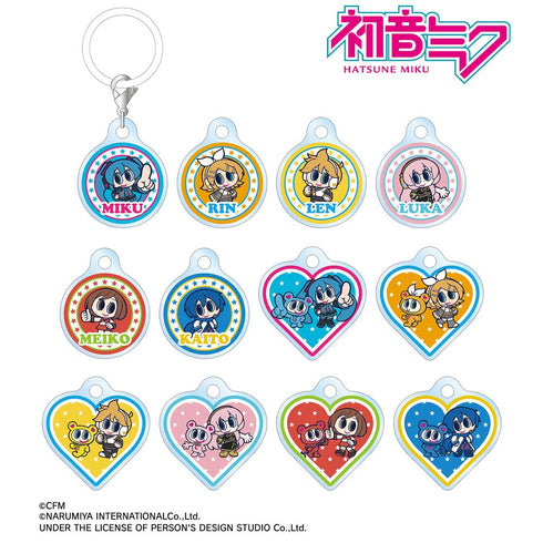 『初音ミク』ANGEL BLUEコラボ 描き起こし トレーディングアクリルチャーム(単位/BOX)