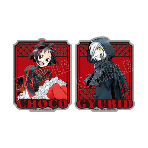 『黒魔女さんが通る!!』黒鳥千代子&ギュービッド ダイカットステッカー2個セット