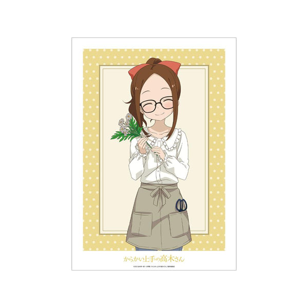 『からかい上手の高木さん』描き下ろし 高木さん お花屋さん お仕事体験ver. A3マット加工ポスター