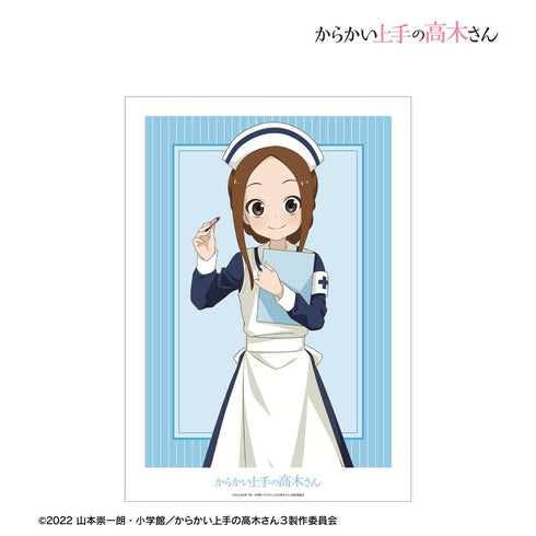『からかい上手の高木さん』描き下ろし 高木さん ナース お仕事体験ver. A3マット加工ポスター