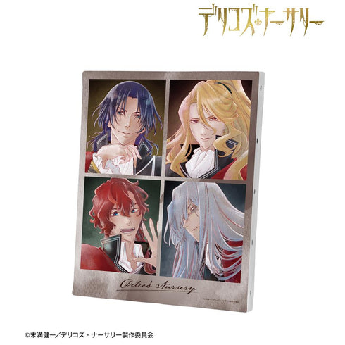 『デリコズ・ナーサリー』集合 Ani-Art aqua label キャンバスボード ver.A