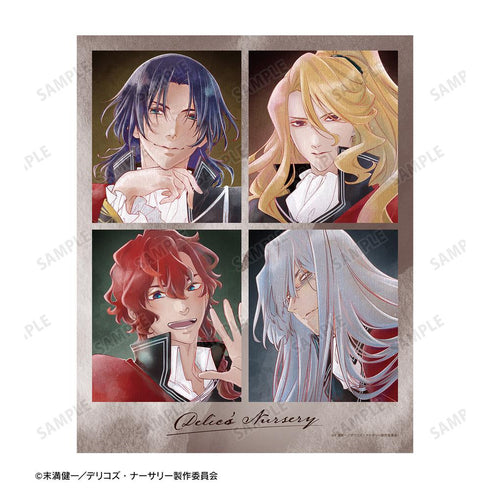 『デリコズ・ナーサリー』集合 Ani-Art aqua label キャンバスボード ver.A