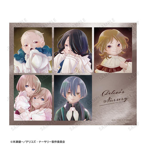 『デリコズ・ナーサリー』集合 Ani-Art aqua label キャンバスボード ver.B