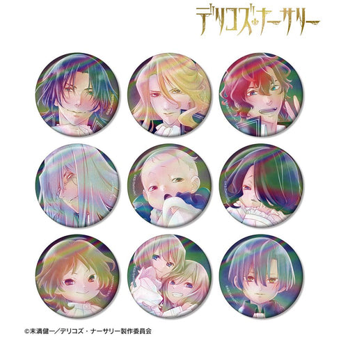 『デリコズ・ナーサリー』トレーディング Ani-Art aqua label オーロラ缶バッジ(単位/BOX)