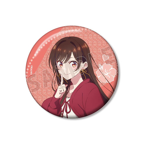 『彼女、お借りします』水原千鶴 75mmグリッター缶バッジ