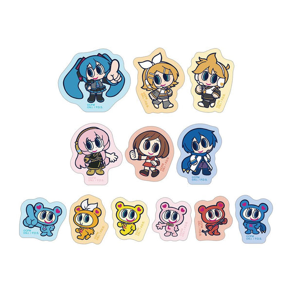 『初音ミク』ANGEL BLUEコラボ 描き起こし フレークシール ver.A