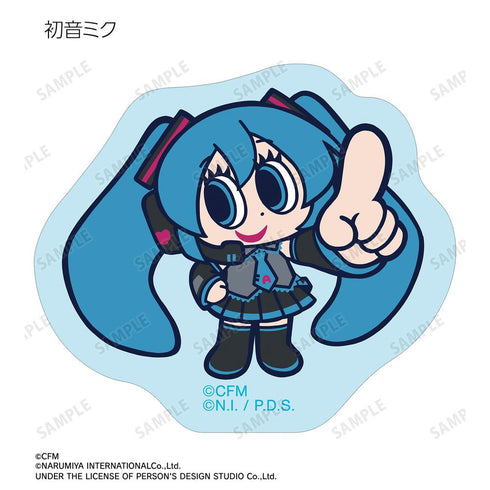 『初音ミク』ANGEL BLUEコラボ 描き起こし フレークシール ver.A