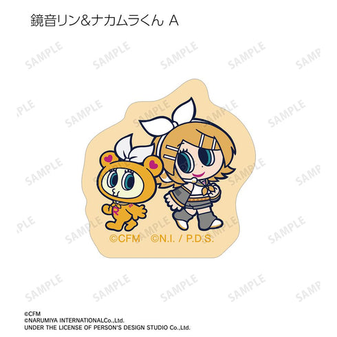 『初音ミク』ANGEL BLUEコラボ 描き起こし フレークシール ver.B