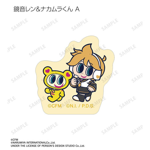 『初音ミク』ANGEL BLUEコラボ 描き起こし フレークシール ver.B