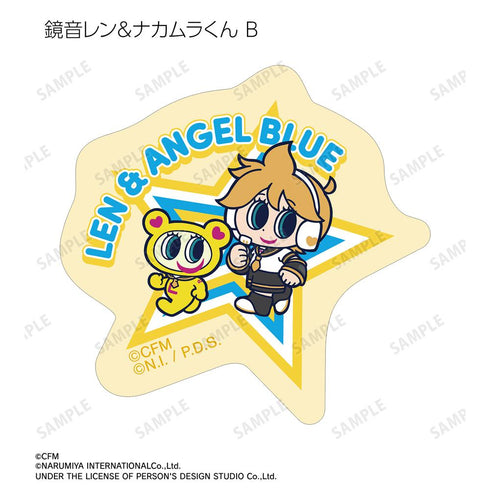 『初音ミク』ANGEL BLUEコラボ 描き起こし フレークシール ver.B