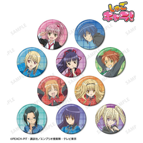 『しゅごキャラ!』トレーディンググリッター缶バッジ(単位/BOX)【202510再販】