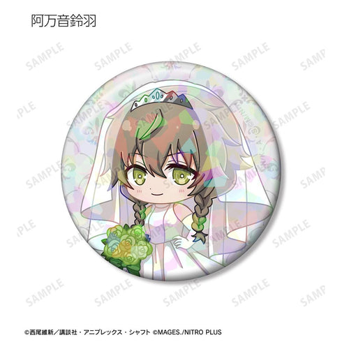 『物語シリーズ×STEINS;GATE』トレーディング ちびキャラ ウェディングドレス&タキシードver. ホログラム缶バッジ(単位/BOX)