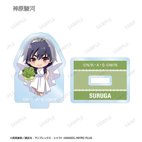 『物語シリーズ×STEINS;GATE』トレーディング ちびキャラ ウェディングドレス&タキシードver. ミニアクリルスタンド(単位/BOX)