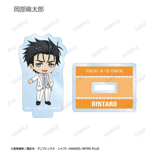 『物語シリーズ×STEINS;GATE』トレーディング ちびキャラ ウェディングドレス&タキシードver. ミニアクリルスタンド(単位/BOX)