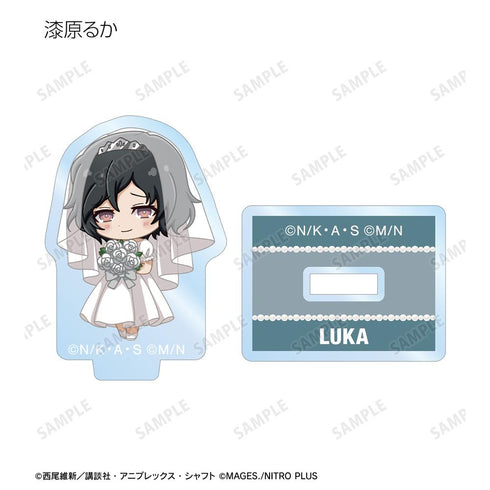 『物語シリーズ×STEINS;GATE』トレーディング ちびキャラ ウェディングドレス&タキシードver. ミニアクリルスタンド(単位/BOX)