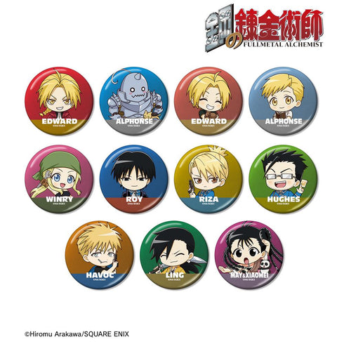 『鋼の錬金術師』トレーディング ちびキャラ メタリック缶バッジ(単位/BOX)