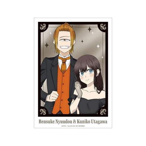 『妖怪学校の先生はじめました!』描き下ろし 入道連助&歌川国子 パーティー衣装ver. A3マット加工ポスター【202603再販】