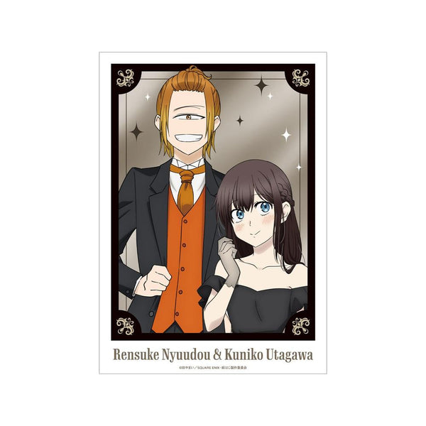 『妖怪学校の先生はじめました!』描き下ろし 入道連助&歌川国子 パーティー衣装ver. A3マット加工ポスター【202603再販】