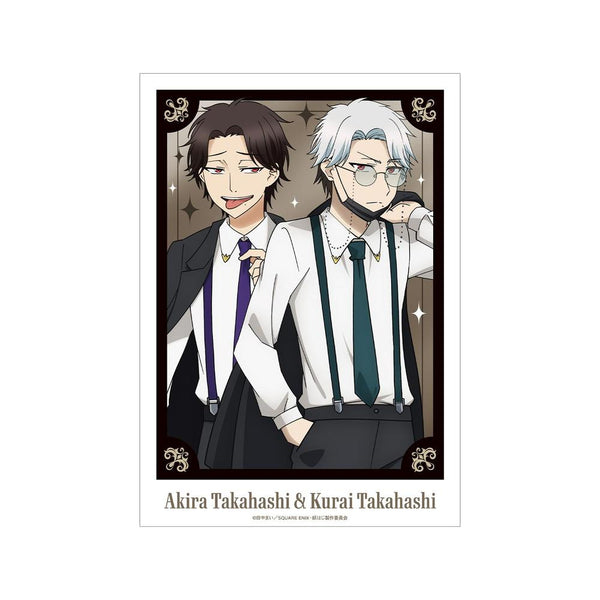 『妖怪学校の先生はじめました!』描き下ろし たかはし明&たかはし暗 パーティー衣装ver. A3マット加工ポスター【202603再販】