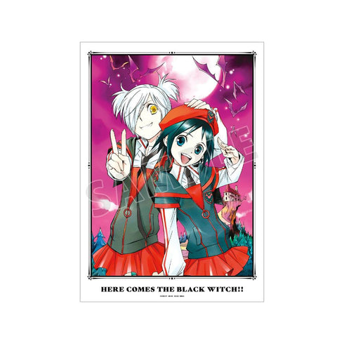 『黒魔女さんが通る!!』8巻表紙イラスト A3マット加工ポスター【202606再販】