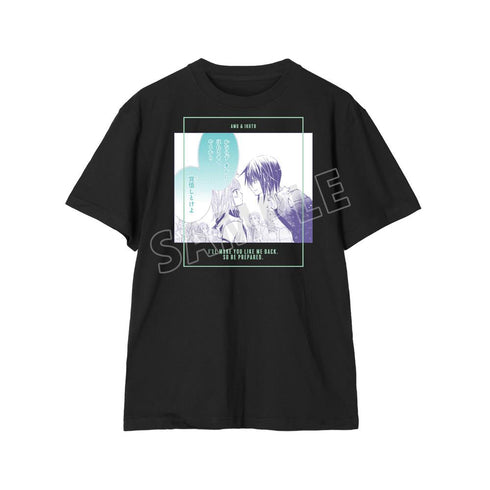 『しゅごキャラ!』日奈森 あむ&月詠 イクト 原作コマTシャツ ブラックレディース