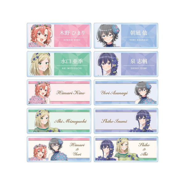 『ささやくように恋を唄う』描き下ろし 花びらドレスver. トレーディングアクリルネームプレート(単位/BOX)【202511再販】