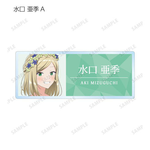 『ささやくように恋を唄う』描き下ろし 花びらドレスver. トレーディングアクリルネームプレート(単位/BOX)