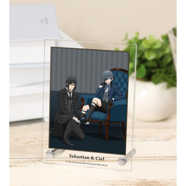 『黒執事 -寄宿学校編-』描き下ろし セバスチャン&シエル A6アクリルパネル