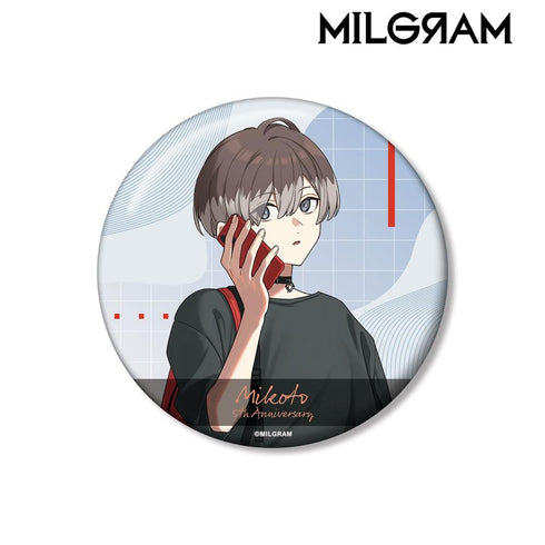 《MILGRAM -米尔格拉姆-》全新绘制 ミコト 5周年纪念版 100mm徽章【202605再版】