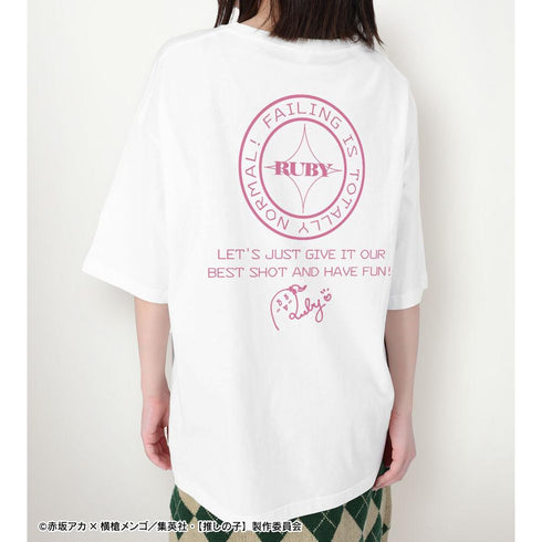 『【推しの子】』【推しの子】描き下ろし ルビー ショッピングver. 着用BIGシルエットTシャツユニセックス【202606再販】