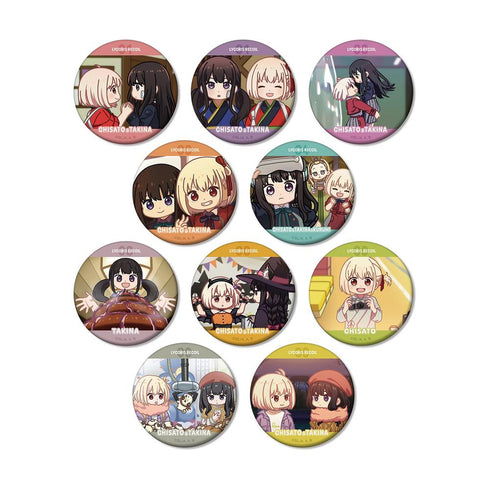 『リコリス・リコイル』トレーディング ゆるコマ マット缶バッジ(単位/BOX)【202511再販】