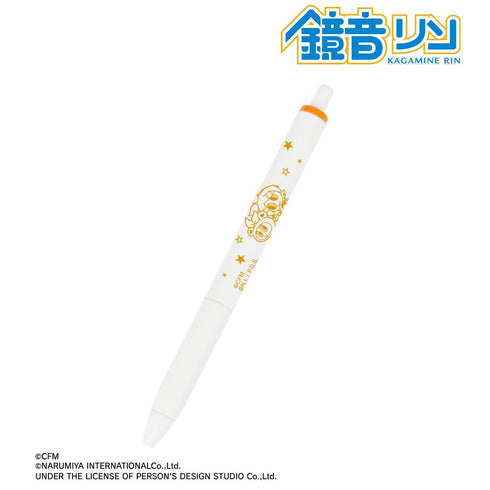 『初音ミク』ANGEL BLUEコラボ 描き起こし 鏡音リン&ナカムラくん ユニボール ワン ゲルインクボールペン