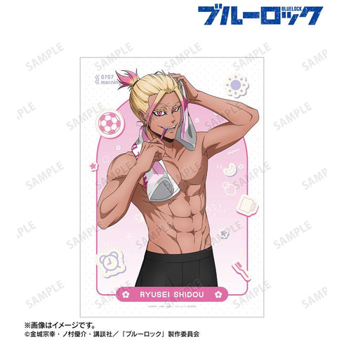 『ブルーロック』描き下ろし 士道 龍聖 モーニングルーティンver. A3マット加工ポスター【202606再販】