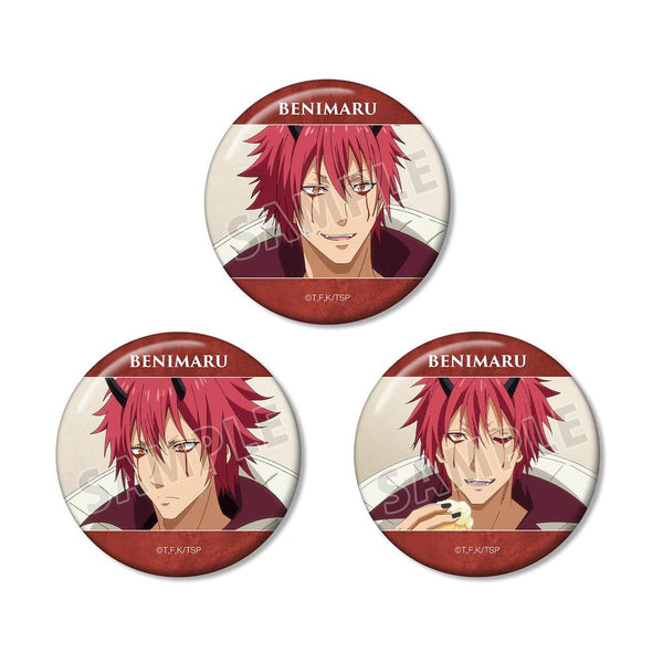 『転生したらスライムだった件』ベニマル 場面写缶バッジ3個セット【202603再販】