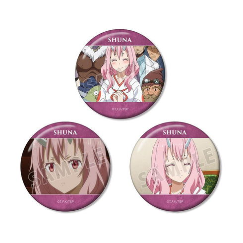 『転生したらスライムだった件』シュナ 場面写缶バッジ3個セット