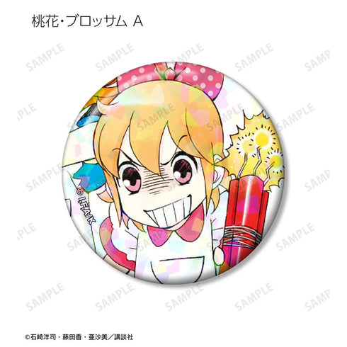『黒魔女さんが通る!!』桃花・ブロッサム ホログラム缶バッジ3個セット