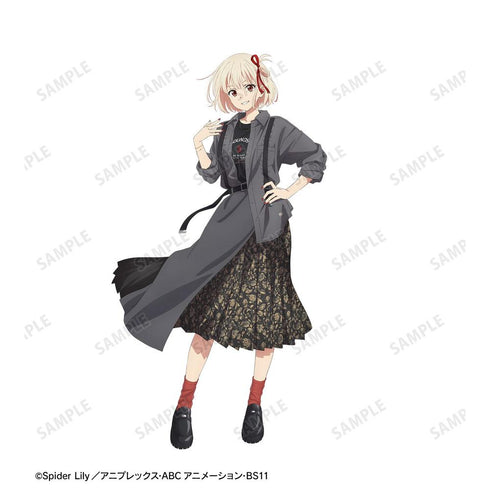 『リコリス・リコイル』描き下ろし 錦木千束 シャツコーディネートver. BIGシルエットTシャツユニセックス【202603再販】