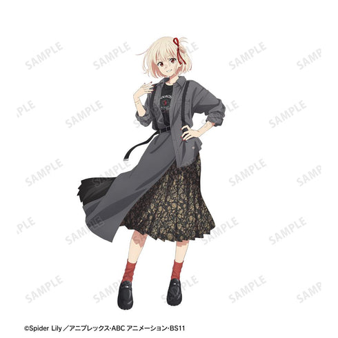 『リコリス・リコイル』描き下ろし 錦木千束 シャツコーディネートver. BIGシルエットTシャツユニセックス