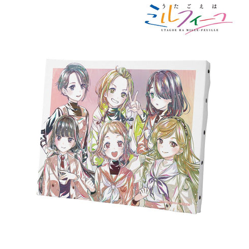 『うたごえはミルフィーユ』手鞠沢高校アカペラ部 Ani-Art キャンバスボード