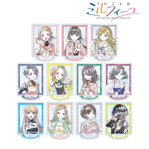 『うたごえはミルフィーユ』トレーディング Ani-Art アクリルスタンド(単位/BOX)