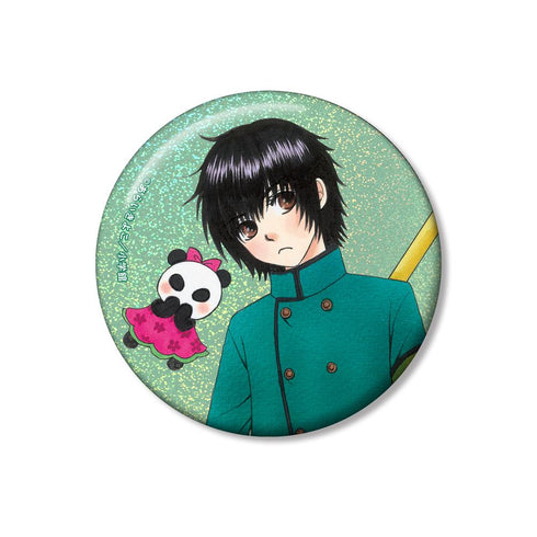 『Dr.リンにきいてみて!』あらいきよこ先生 描き下ろし 光の巫女&四神ver. 四条万里&シンシア 75mmホログラム缶バッジ