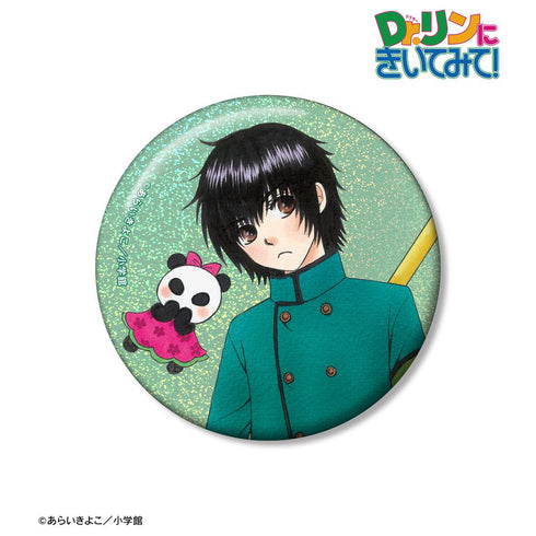 『Dr.リンにきいてみて!』あらいきよこ先生 描き下ろし 光の巫女&四神ver. 四条万里&シンシア 75mmホログラム缶バッジ