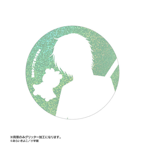 『Dr.リンにきいてみて!』あらいきよこ先生 描き下ろし 光の巫女&四神ver. 四条万里&シンシア 75mmホログラム缶バッジ