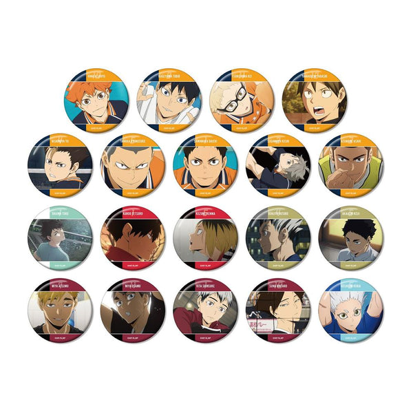 "Haikyu!!" Trading Scene-Based Pin Badges (Sold by the box)