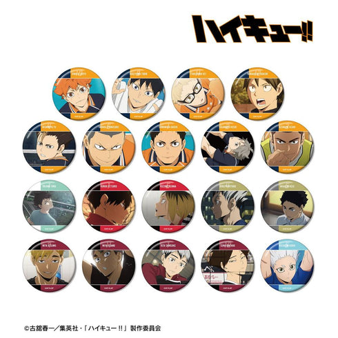 "Haikyu!!" Trading Scene-Based Pin Badges (Sold by the box)
