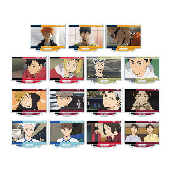 "Haikyu!!" Trading Card Scene Acrylic Stands (Sold by the box)