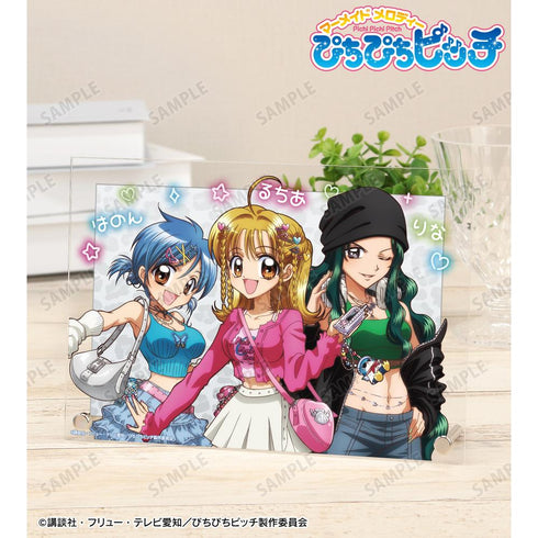 『ぴちぴちピッチ』描き下ろし 集合 Y2Kファッションver. A5アクリルパネル ver.A