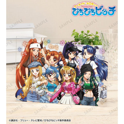 『ぴちぴちピッチ』描き下ろし 集合 Y2Kファッションver. A5アクリルパネル ver.B【202606再販】