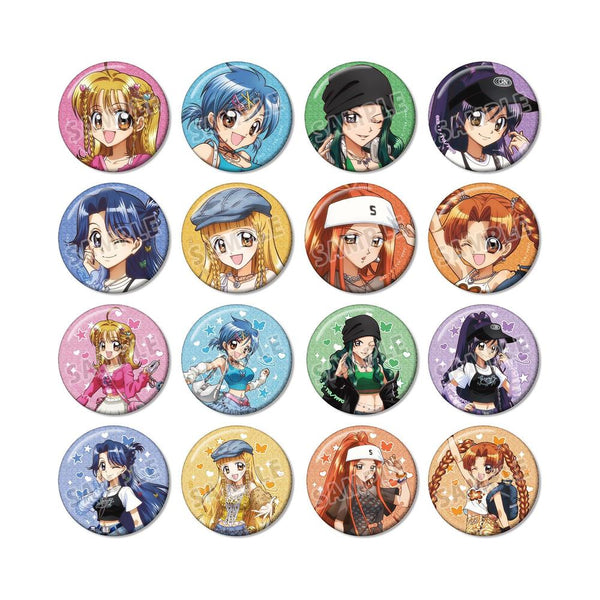 『ぴちぴちピッチ』描き下ろし Y2Kファッションver. トレーディンググリッター缶バッジ(単位/BOX)【202606再販】